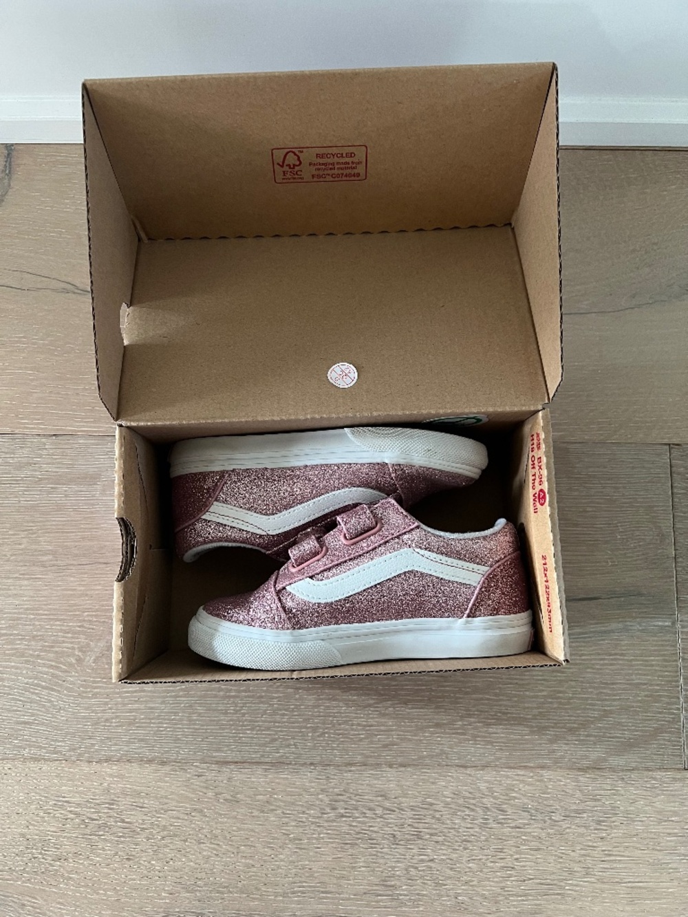 Sparkle Vans Toddler Size 8.5